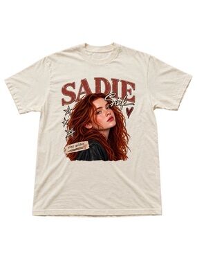 Gildan Sadie Graphic Tee - Cream Top